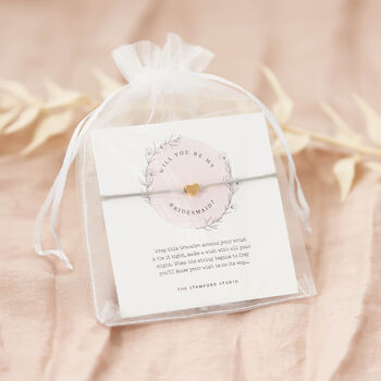 Will You Be My Bridesmaid Wish Bracelet, 4 of 6