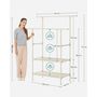 Clothing Stand Clothes Rack With Hanging Rails Shelves, thumbnail 8 of 8