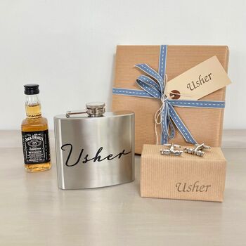 Usher Hip Flask ~ Boxed, 7 of 7