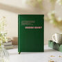 Hardback Notebook With Gold Foiling In Green, thumbnail 4 of 8