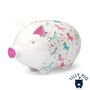 Tilly Pig Unicorn And Rainbows Piggy Bank, thumbnail 3 of 9
