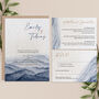 Cirrus Seed Paper Wedding Invitations, thumbnail 1 of 3