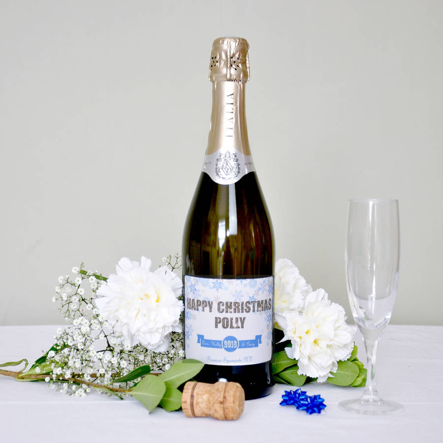Personalised Prosecco Bottle By BOTTLE BAZAAR