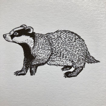 Badger Greetings Card, 3 of 3