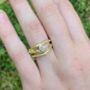 Diamond Organic Twig Engagement Ring, 18ct Gold And Natural Diamond, thumbnail 8 of 8