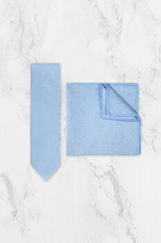 Wedding Handmade 100% Cotton Suede Tie In Blue, 4 of 7