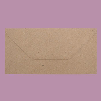 Reusable Handmade Greetings Cards Tall Blank Inside Or Optional Handwritten Message, 7 of 8