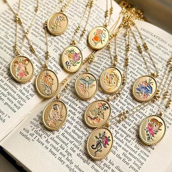 Fable Leo Zodiac Necklace, 3 of 6