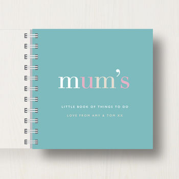 Personalised 'Mum's' Small Notebook, 5 of 7
