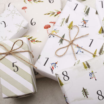 Christmas Advent Calendar Wrapping Paper, 5 of 7
