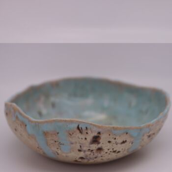 Handmade Wonky Coastal Ceramic Bowl By Sparrows Nest Ceramics