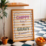 Chippy Tea Or Gravy Dinner? Print, thumbnail 1 of 8