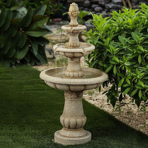 Versailles Three Tier Fountain Garden Water Feature By Garden Chic