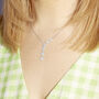 Personalised Initials Star Cascade Necklace, thumbnail 5 of 7