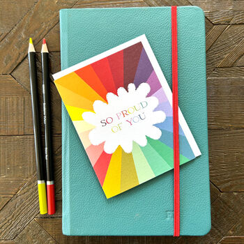 Mini Colourful So Proud Of You Card, 4 of 5