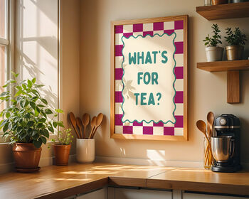 What's For Tea? Kitchen Art Print, 2 of 5