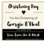 Personalised Christening Day Champagne/Prosecco Label, thumbnail 3 of 3