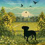 Dachshund In A Summer Park. Limited Edition Dog Print, thumbnail 5 of 8