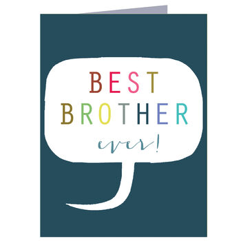 Mini Best Brother Card, 2 of 5