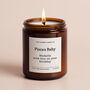 Personalised Pisces Birthday Gift Candle, thumbnail 2 of 5
