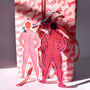 100% Recycled Set Of Four Naked Men Gift Tags, thumbnail 6 of 6