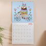 2026 Art Calendar | Folk Animals | Sunday Start, thumbnail 3 of 5