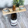 Wine Prosecco Bar Bottle Butler And Glasses Holder, thumbnail 1 of 3