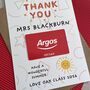 Thank You Teacher/Teaching Assistant Summer Gift Card Holder, thumbnail 2 of 2