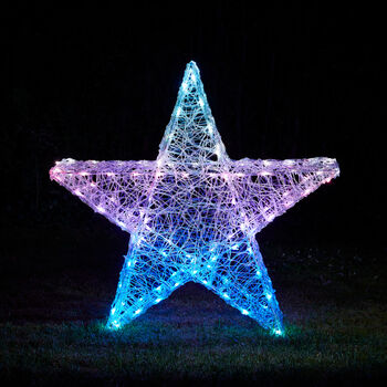 Twinkly Smart LED Outdoor Acrylic Large Christmas Star, 9 of 12