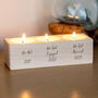 Personalised Anniversary Gift Candle Holder, thumbnail 1 of 5