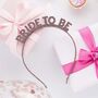 Rose Gold Hen Party Bride To Be Headband, thumbnail 3 of 3