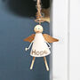 Personalised Mini White And Gold Tin Angel, Christening, thumbnail 1 of 3