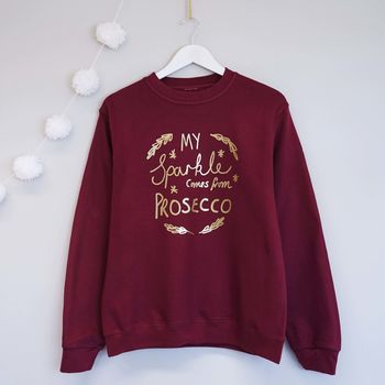 My Sparkle Comes From Prosecco Jumper, 3 of 6
