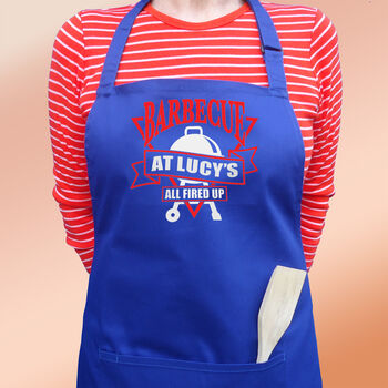 Personalised Barbecue Chef's Apron, 2 of 4