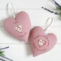Personalised 40th Birthday Hanging Heart Gift For Her, thumbnail 6 of 12