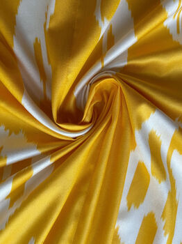 Silk Yellow Handmade Kimono, 5 of 5