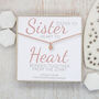 Rose Gold Heart Necklace, Sister To Sister, thumbnail 1 of 3