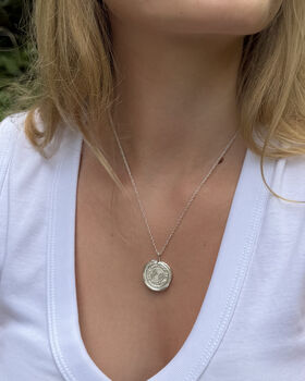 Sterling Silver Handmade Self Love Talisman Pendant, 6 of 10