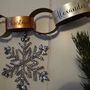 Personalised Leather Paperchain Christmas Decoration, thumbnail 4 of 8