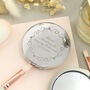 Personalised Ornate Heart Round Compact Mirror, thumbnail 2 of 5