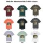 Personalised Made For Adventure Children's T Shirt, thumbnail 3 of 12