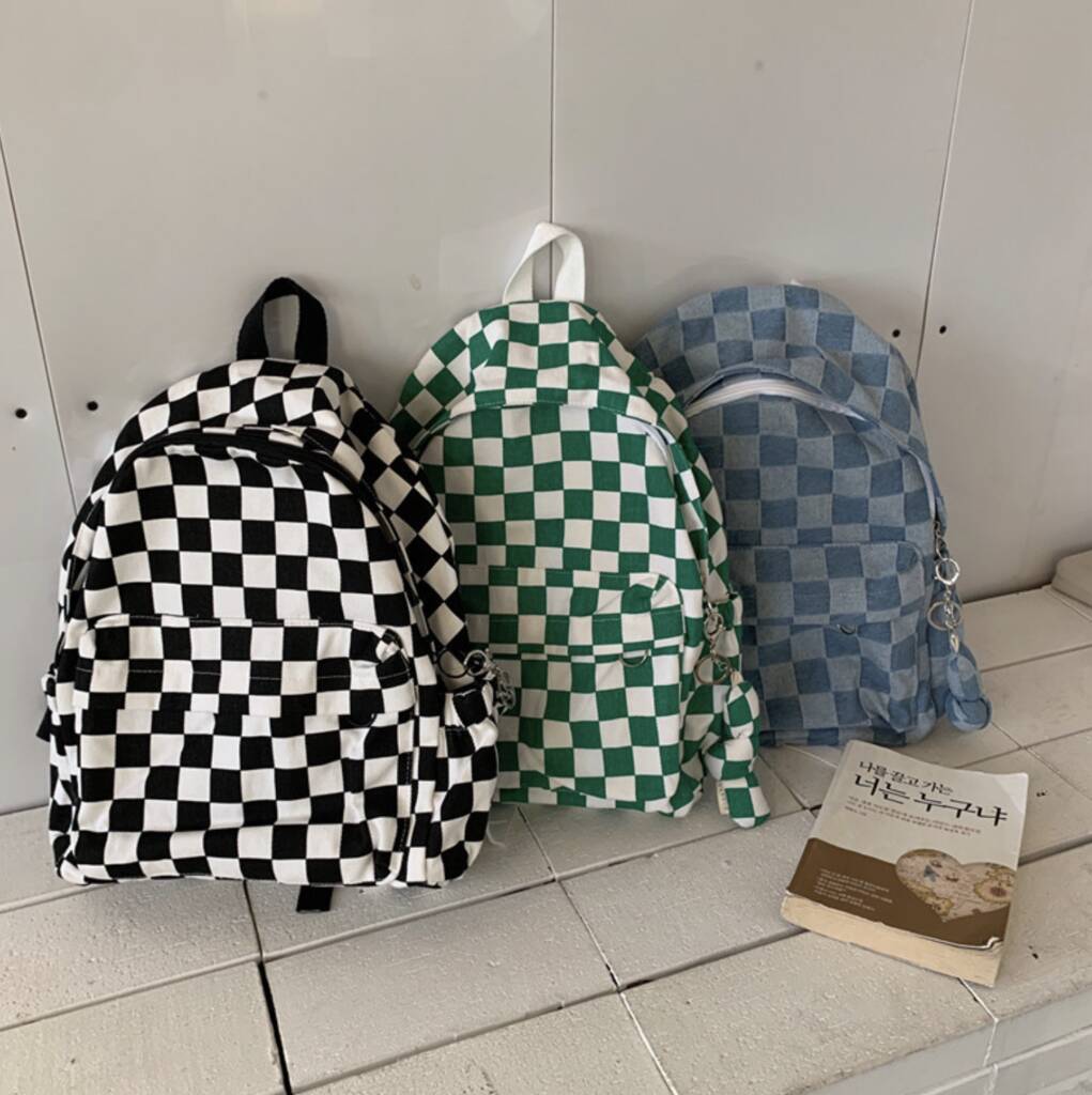 Checkered Backpack, 1 of 12