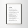 The One Poem Personalised Wedding Print, thumbnail 4 of 10