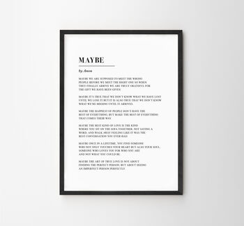 The One Poem Personalised Wedding Print, 4 of 10
