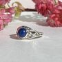 Solid Silver Rings With Chakra Gemstones, thumbnail 4 of 12