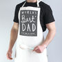 World's Best Dad Personalised Apron, thumbnail 2 of 5