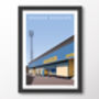 Oxford United Manor Ground London Road Entrance Poster, thumbnail 8 of 8