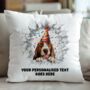 Personalised Basset Hound Birthday Break Through Dog, thumbnail 5 of 8