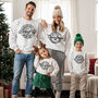 Family Matching Christmas Sweatshirts In Black Or White, thumbnail 2 of 5