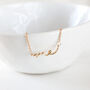 Gold Plated Me Necklace, thumbnail 1 of 6